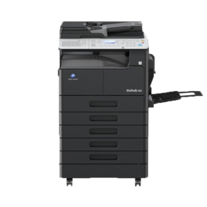Black multifunction office printer/copier machine